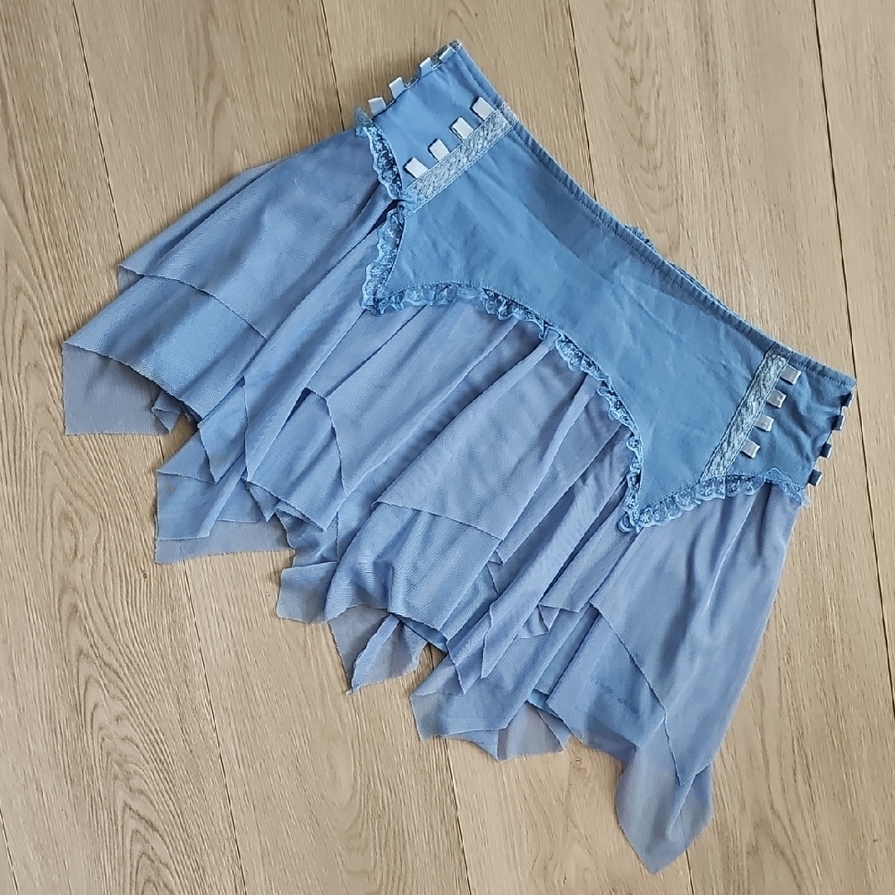 Current Mood Whimsical Fairy Festival Poetic Romance Mini Skirt, Large *Read - Picture 2 of 16